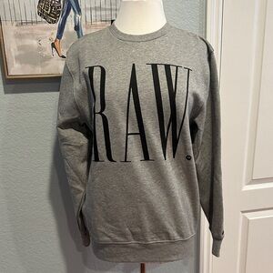 Men's IMKING Sz Medium Classic Gray RAW Sweatshirt • NWT!
